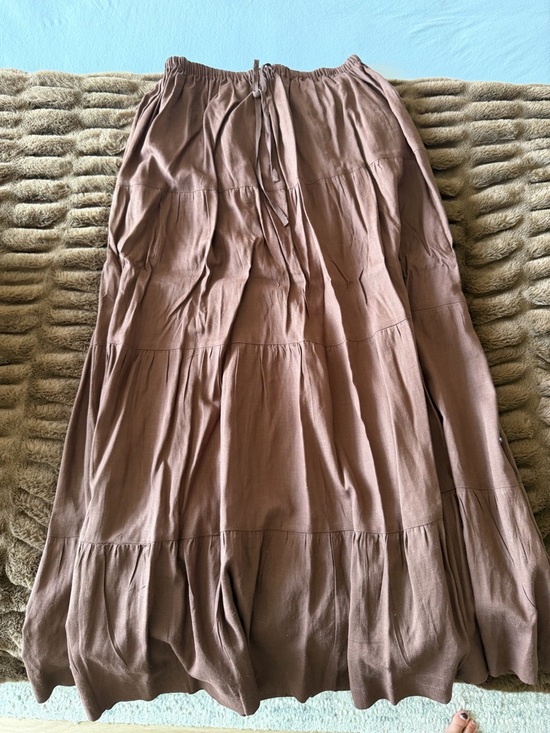 Rhythm. Dresses & Skirts - Rhythm Brown Maxi Skirt - Women's Casual Flowing Skirt